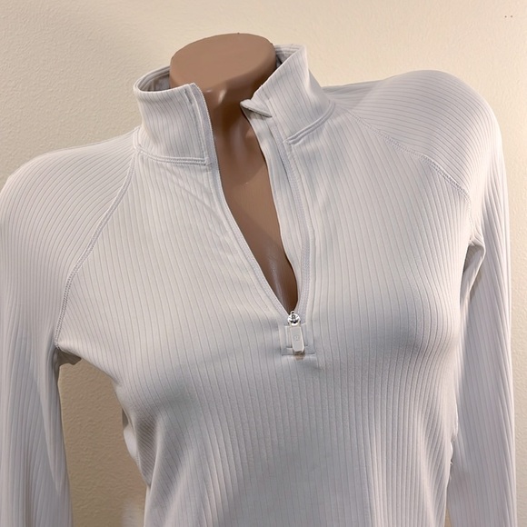 NWOT Lululemon Rulu Ribbed Cropped Half Zip Top Jacket - Picture 5 of 11
